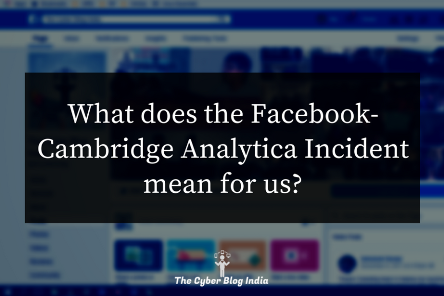 Facebook Cambridge Analytica Incident