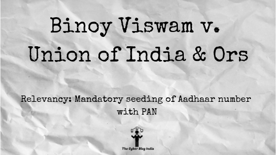 Binoy Viswam v. Union of India & Ors