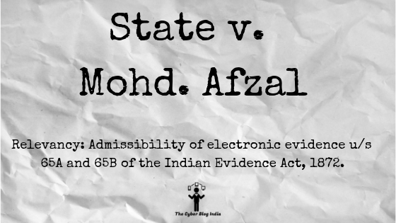 State v. Mohd. Afzal