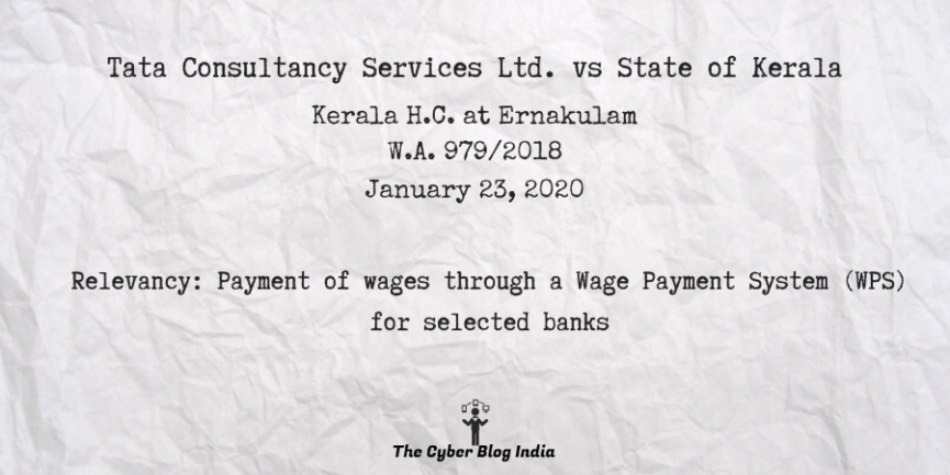 Tata Consultancy Services Ltd. vs State of Kerala