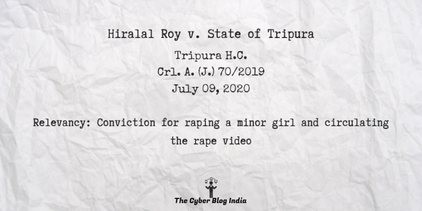 Hiralal Roy v. State of Tripura12