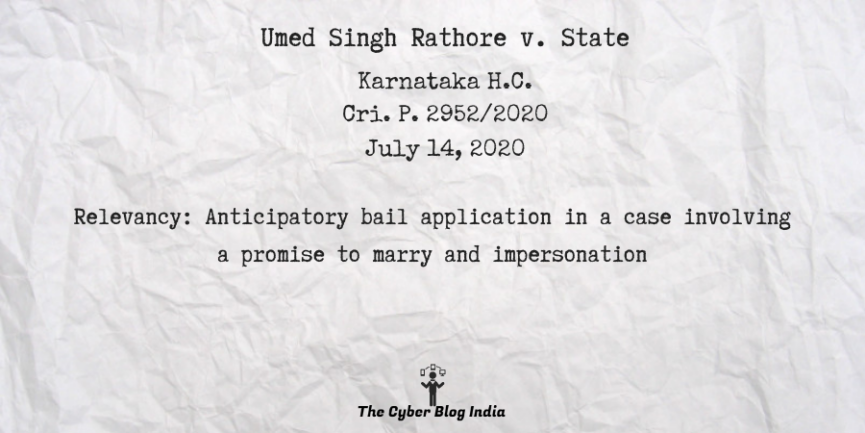 Umed Singh Rathore v. State