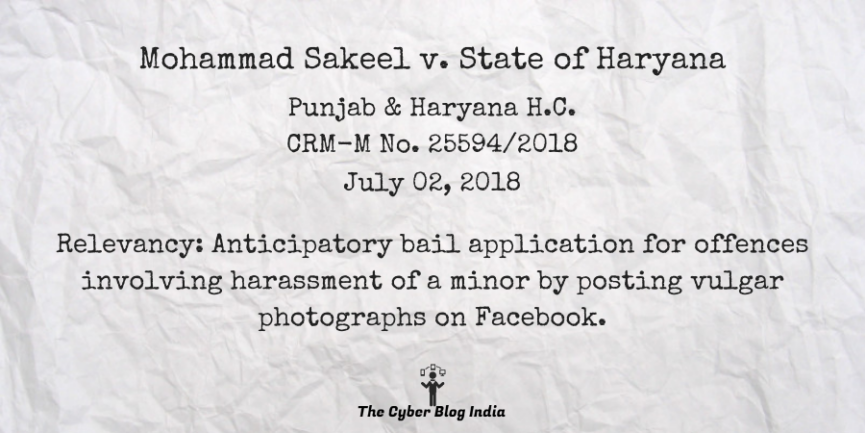 Mohammad Sakeel v. State of Haryana