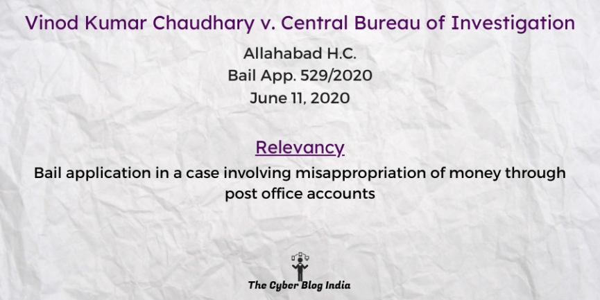 Vinod Kumar Chaudhary v. Central Bureau of Investigation