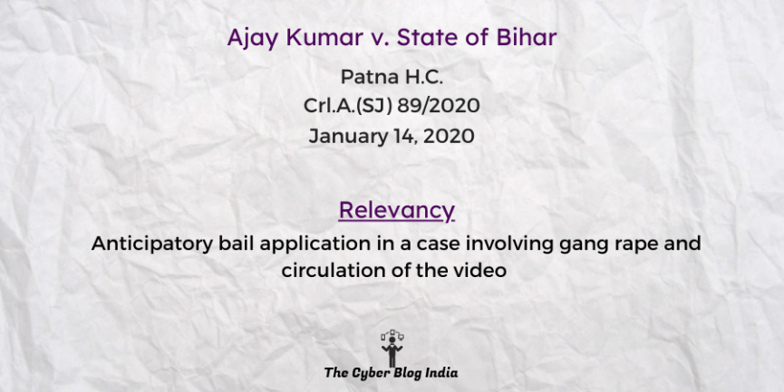 Ajay Kumar v. State of Bihar