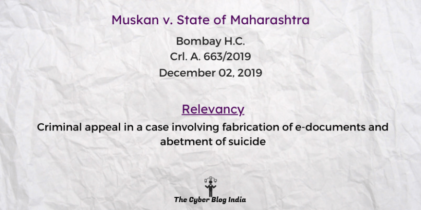 Muskan v. State of Maharashtra