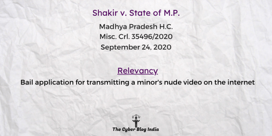 Shakir v. State of M.P.