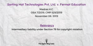 Intermediary liability under Section 79 for copyright violation