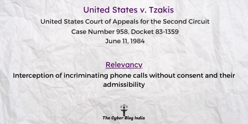 Interception of incriminating phone calls without consent and their admissibility