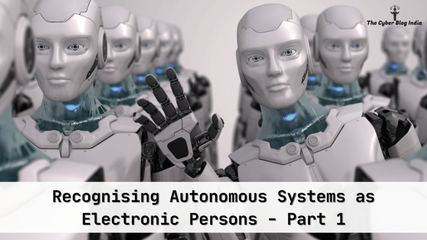 Recognising Autonomous Systems as Electronic Persons